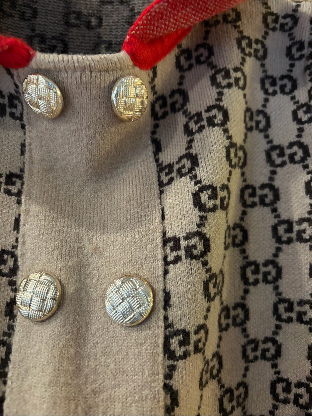 Gucci Girls Toddler Monogram Dress - Picture 3 of 9